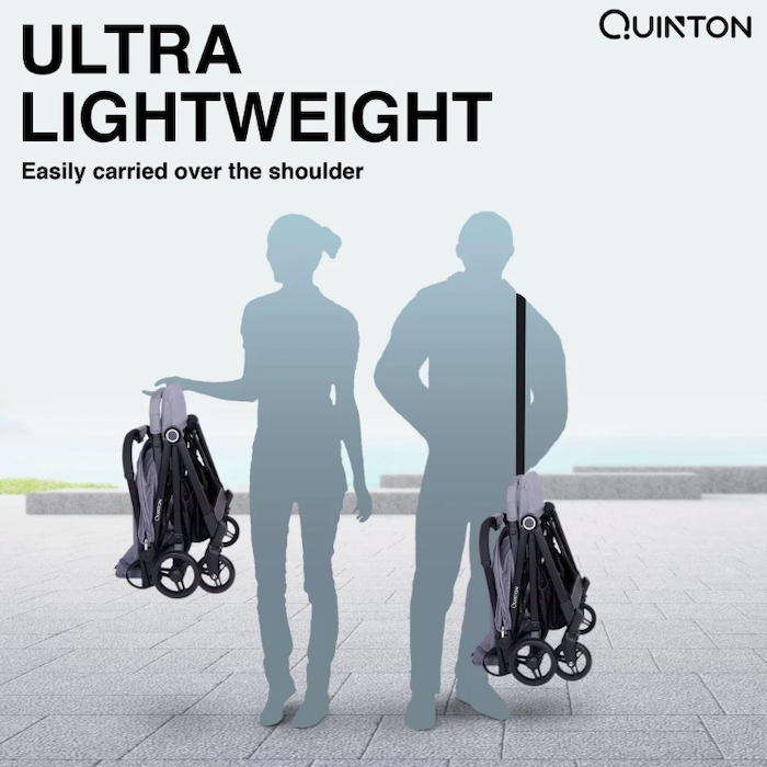 quinton baby cabin size light weight stroller airplane flight train bus car travel compact size 轻便手提自动折叠宝宝手推车旅行方便